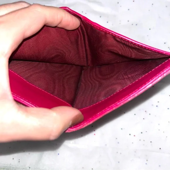 Miu Miu Pink Croc-Embossed Wallet - Picture 11 of 15